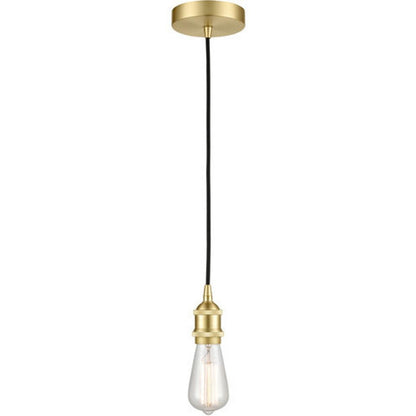 Innovations Lighting 616-1P-SB-LED Edison LED 2.5 Inch Satin Brass Mini Pendant Ceiling Light