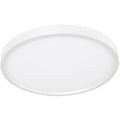 AFX EGRF12LAJD5WH Edge Round 12 inch LED Flush Mount Ceiling Light | Adjustable 5-in-1 CCT 2700K-5000K Integrated LED | 1320 Lumens | 22 Watts | Dimmable Wet Rated Ceiling Fixture | White Finish