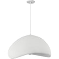 Dainolite Pilar 1 Light Pendant - 23.75" W - Matte White