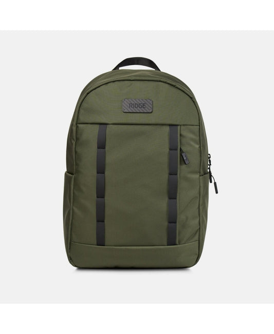 The Ridge Wallet - Commuter Backpack - Matte Olive - Green