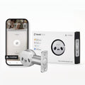 Level - Bolt (Matter) – Make Your Lock Smart, Keep Your Keys, Matter-Over-Thread, Works with Apple, Alexa, Google, SmartThings - Satin Nickel