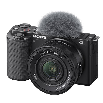 Sony ZV-E10 Mirrorless Camera with E PZ 16-50mm F3.5-5.6 OSS II Lens (Black)