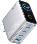 Anker Charger 140W 4 Port with Digital Display: USB, USB-C, Lightweight, Quick Charge