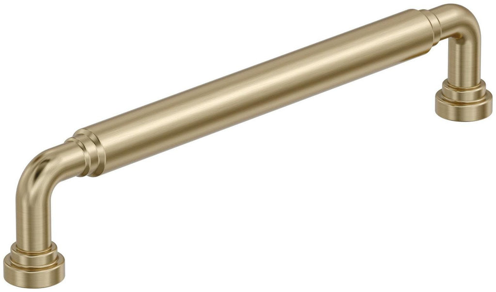 Amerock BP37664 Coble 6-5/16 Inch Center to Center Smooth Handle Cabinet Pull Golden Champagne