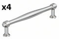 4 x Amerock BP37724 Enlivity 6-5/16 Inch Center to Center Bar Cabinet Pull Polished Chrome