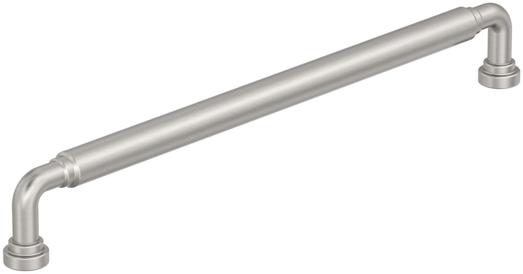Amerock Coble 10-1/16 inch (256 mm) Center-to-Center Satin Nickel Cabinet Pull, BP37667G10