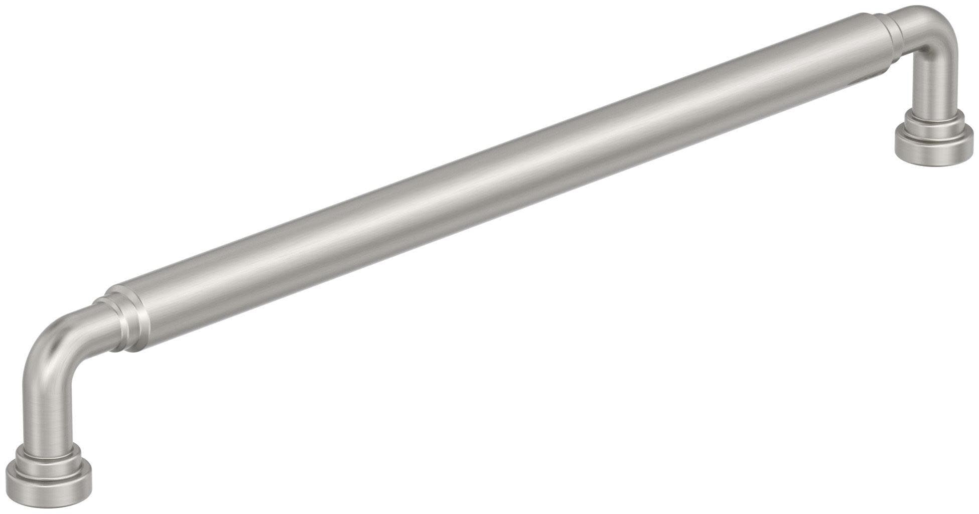 Amerock Coble 10-1/16 inch (256 mm) Center-to-Center Satin Nickel Cabinet Pull, BP37667G10