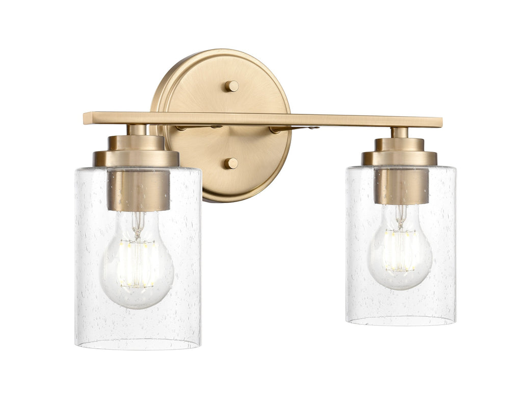 Millennium Lighting 3682 Moven 2 Light 15" Wide Vanity Light Modern Gold