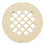 Signature Hardware 932343 FundamentALL 4-1/2" Round Snap-in Shower Drain Cover - Polished Brass