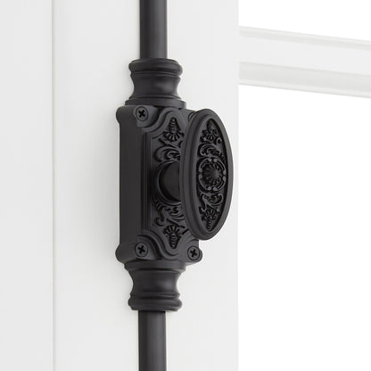 Signature Hardware 955211-1.56 Helmina 24 Inch Tall Cabinet Cremone Security Bolt - Matte Black