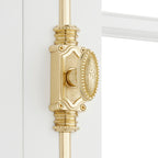 Signature Hardware 955209-1.5 Aldemer 24 Inch Tall Cabinet Cremone Security Bolt Polished Brass - *Tools Hardware & Misc