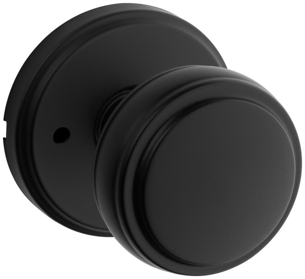 Kwikset 730Sok Sora Privacy Door Knob Set - Black