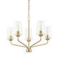 Progress Lighting P400442 Celino 5 Light 26" Wide Chandelier Champagne Bronze