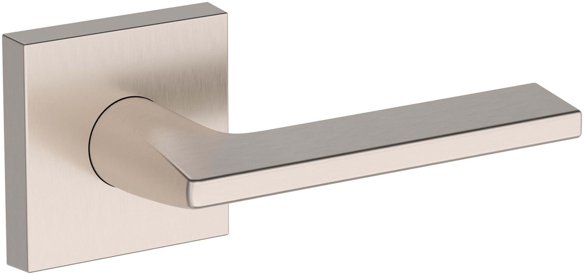 Baldwin PS.ANA.R.CSR Anaheim Hills Passage Door Lever Set with Contemporary Square Rose
