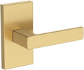 Baldwin PS.SHA.R.CFR Sharpewood Passage Door Lever Set with Contemporary 5" Rose from the Reserve Collection