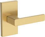 Baldwin PS.SHA.R.CFR Sharpewood Passage Door Lever Set with Contemporary 5" Rose from the Reserve Collection