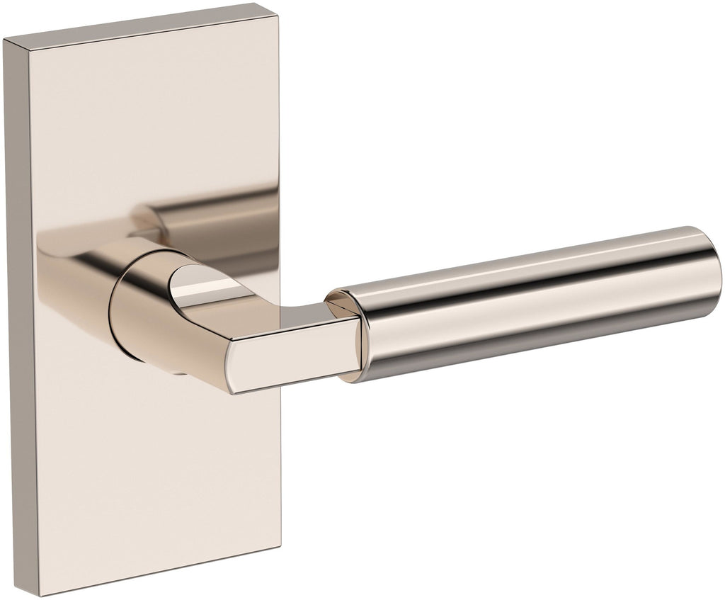 Baldwin HD.LKF.R.CFR Lake Forest Non-Turning One-Sided Dummy Door Lever with Contemporary 5" Rose from the Reserve Collection