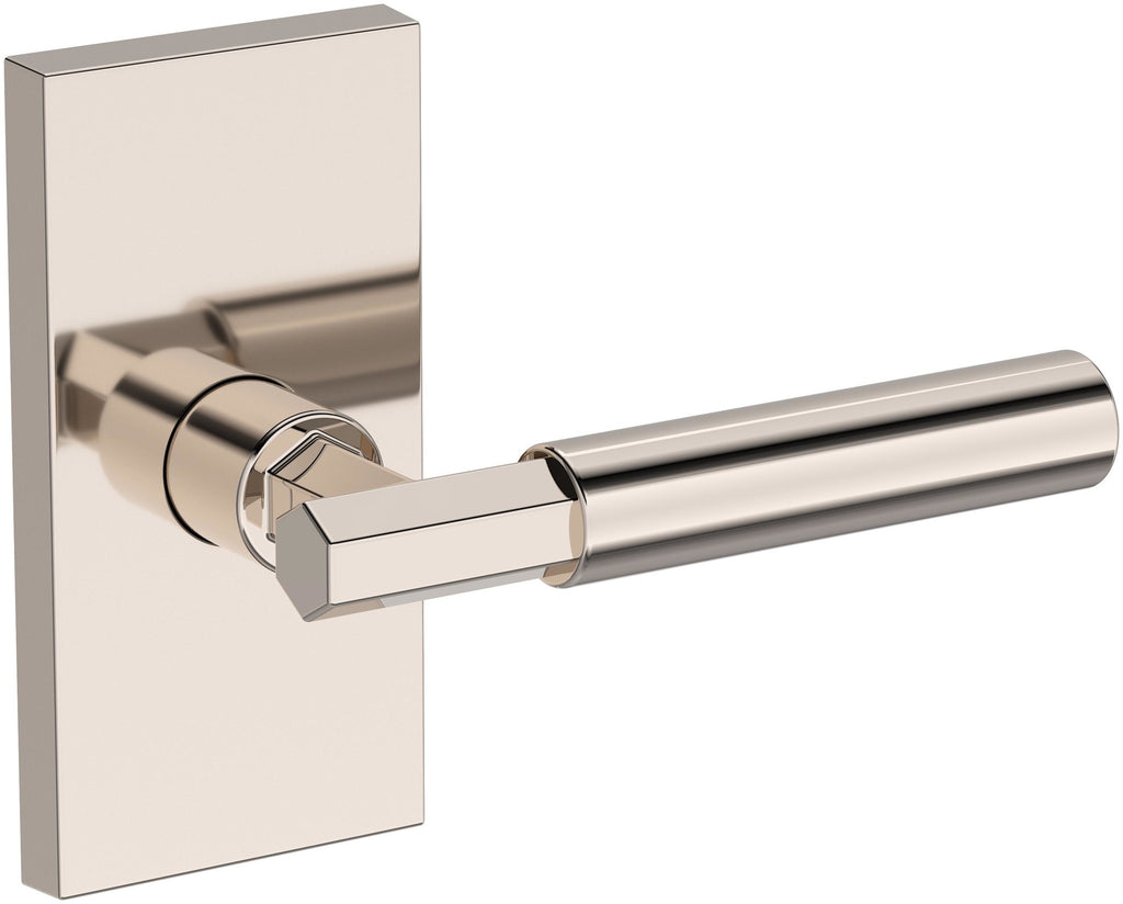 Baldwin FD.RID.R.CFR Riddling Non-Turning Two-Sided Dummy Door Lever Set with Contemporary 5’’ Rose from the Reserve