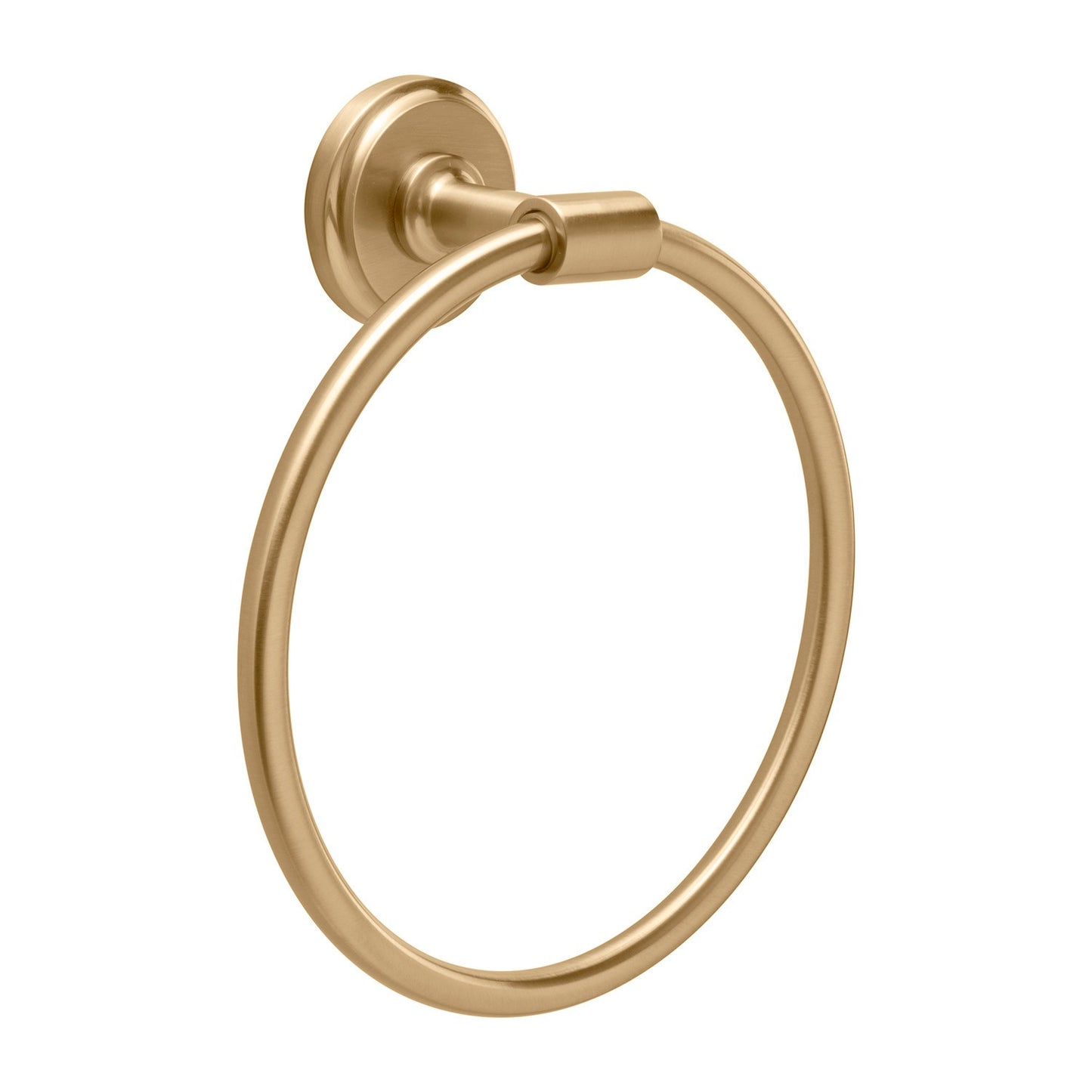 Hickory Hardware H079278 Piper 6-1/2" Wall Mounted Bathroom Kitchen Towel Ring Champagne Bronze