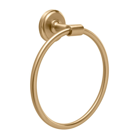 Hickory Hardware H079278 Piper 6-1/2" Wall Mounted Bathroom Kitchen Towel Ring Champagne Bronze