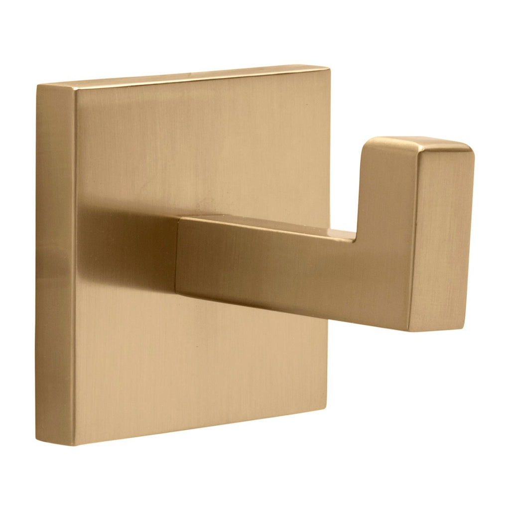 Hickory Hardware H079292 Skylight 2-3/16’’ Urban Modern Square Single Bath Kitchen Towel Robe Hook Champagne Bronze