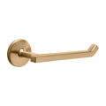 Hickory Hardware H079325 Woodward 7-1/4" Wall Mounted Contemporary Single Arm Slide on Hook Toilet Paper Holder Champagne Bronze