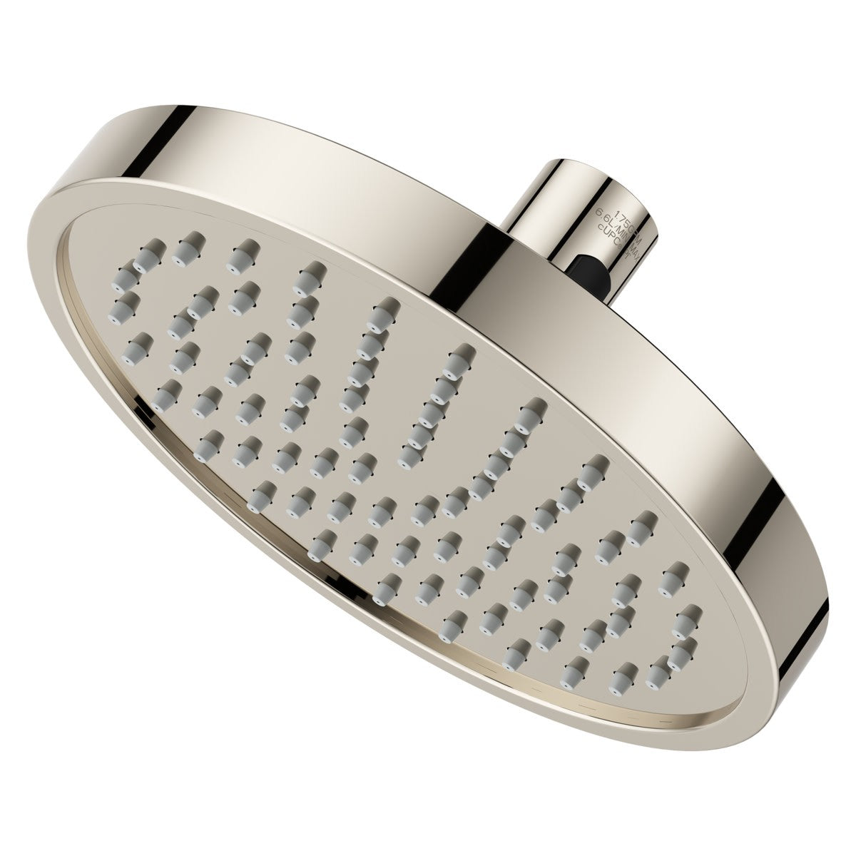 Pfister 015-NQ11 Contempra 1.75 GPM Single Function Rain Shower Head Polished Nickel