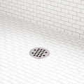 Signature Hardware 955227 FundamentALL 4-1/2" Round Shower Drain Polished Nickel