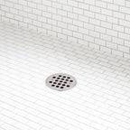 Signature Hardware 955227 FundamentALL 4-1/2" Round Shower Drain Polished Nickel