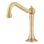 Scratch Signature Hardware SHMA449002 Marceau 1.2 GPM Widespread Bathroom Faucet with Drain Assembly - Less Handles Aged Brass