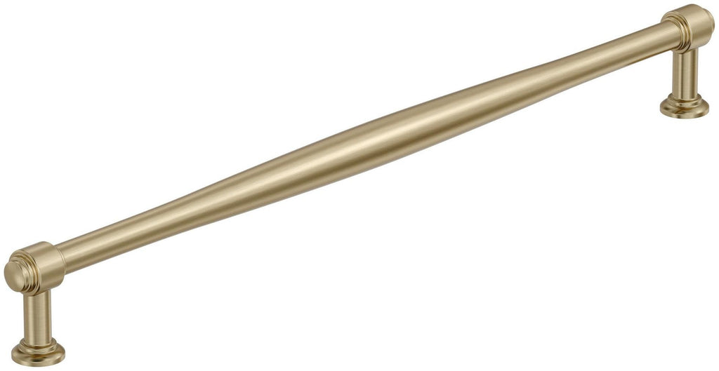 Amerock Enlivity 12-5/8 Inch (320mm) Center-to-Center Golden Champagne Cabinet Pull