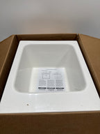 PROFLO PFLT1720D 20" Drop In Single Basin SMC Laundry Sink - White