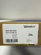 Duravit 0063390000 Starck 3 Elongated Closed-Front Toilet Seat with Soft Close Accessory White
