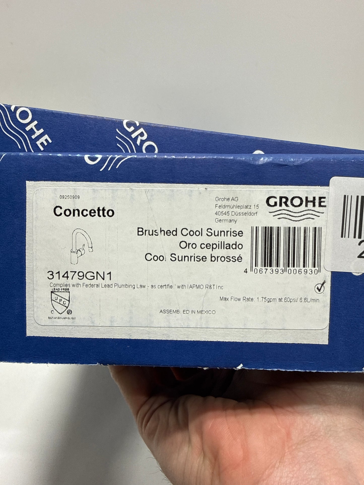 Concetto Single-Handle Dual Spray Pull-Out Sprayer Kitchen Faucet 1.75 GPM in Brushed Cool Sunrise