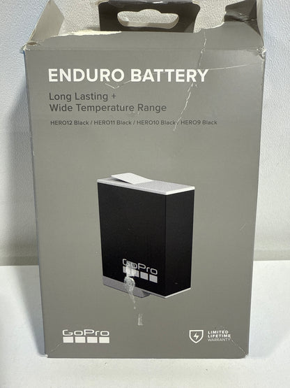 GoPro Enduro Rechargeable Replacement Battery Compatible with HERO12, HERO11, HERO10 and HERO9 - Black: GoPro Accessories