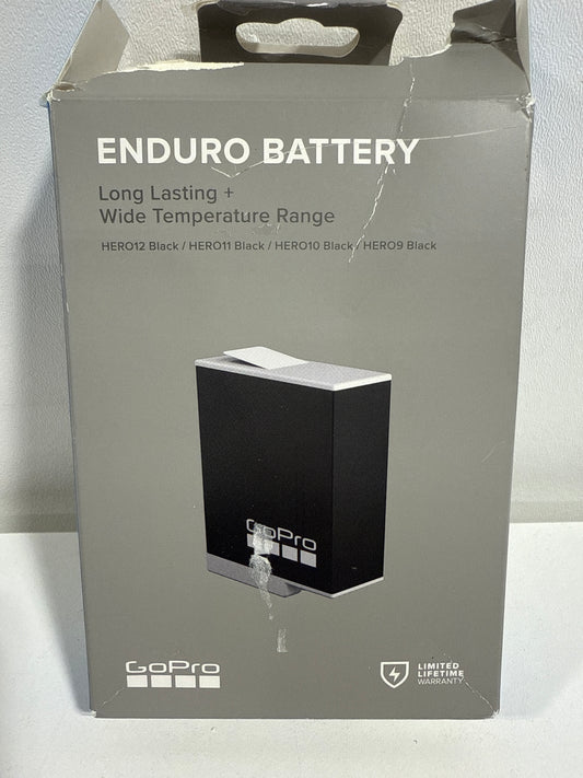 GoPro Enduro Rechargeable Replacement Battery Compatible with HERO12, HERO11, HERO10 and HERO9 - Black: GoPro Accessories