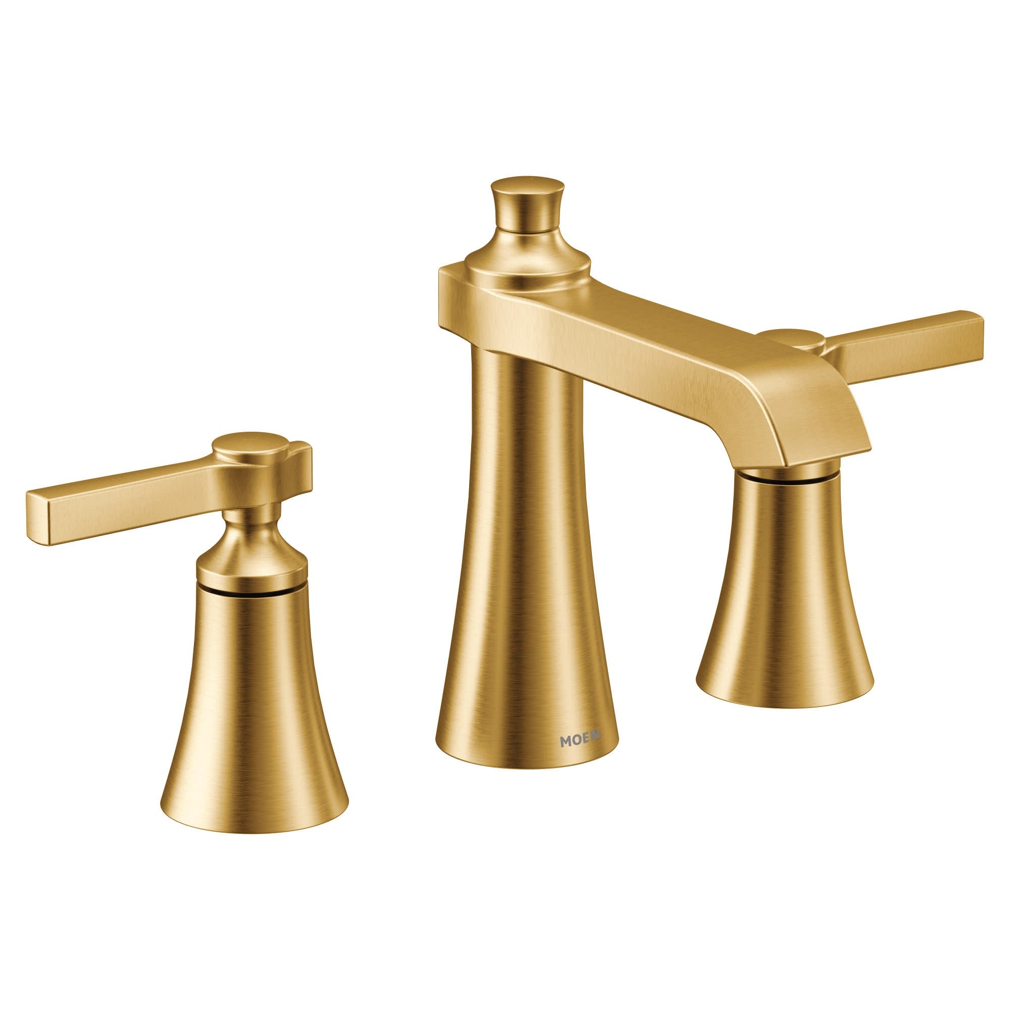 Moen Tvs6984 Flara 1.2 GPM Widespread Bathroom Faucet - Gold