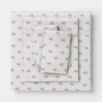 Queen Christmas Holiday Flannel Sheet Set Candy Canes - Wondershop - *Bedding