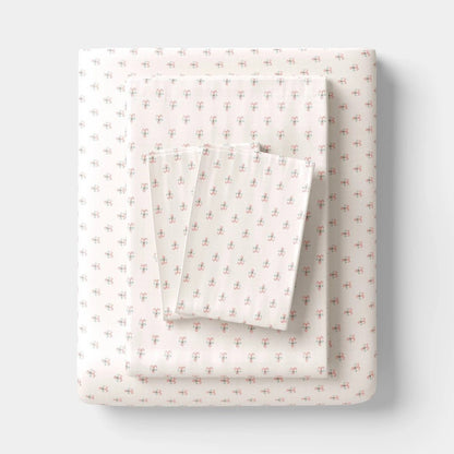 King Christmas Holiday Cotton Sateen Sheet Set Candy Canes - Wondershop - *Bedding