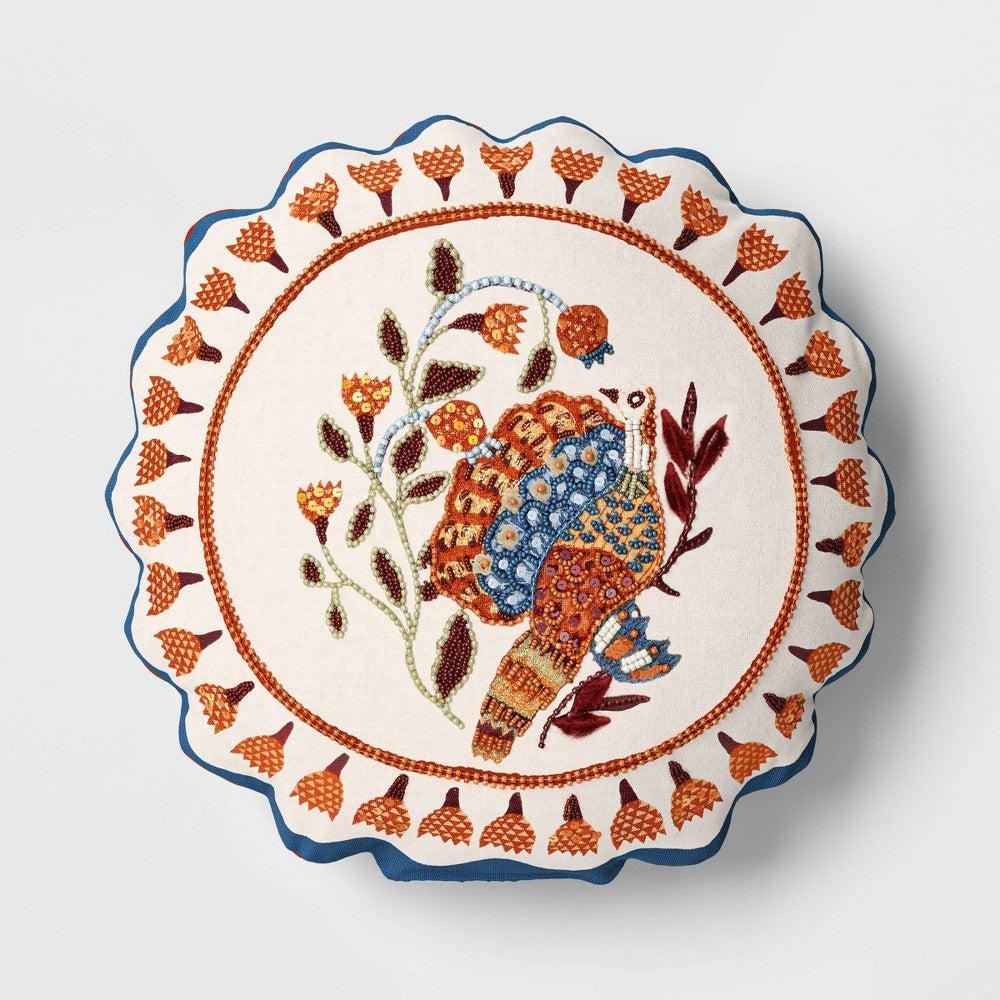 Round Turkey Pillow - Threshold - *Home Decor & Curtains