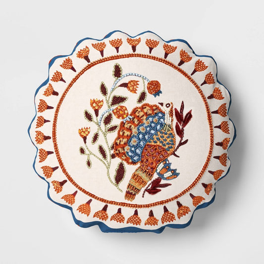 Round Turkey Pillow - Threshold