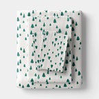 King Christmas Holiday Cotton Sateen Sheet Set Tree Scene - Wondershop - *Bedding
