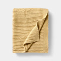 Tan Cable Rib Throw - 50 X 60’’ - Threshold Designed with Studio McGee - *Bedding