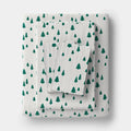 Full Christmas Holiday Flannel Sheet Set Tree Scene - Wondershop - *Bedding