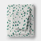 Full Christmas Holiday Flannel Sheet Set Tree Scene - Wondershop - *Bedding