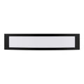Woodbury 24 in. 1-Light Brushed Nickel LED Vanity Light with Extra Matte Black Trim 2700K-5000K