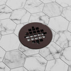 SlimLine 2 in. Round Shower Drain, Oil Rubbed Bronze