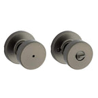 Kwikset 730Pskrdt Pismo Privacy Door Knob Set - Gun Metal