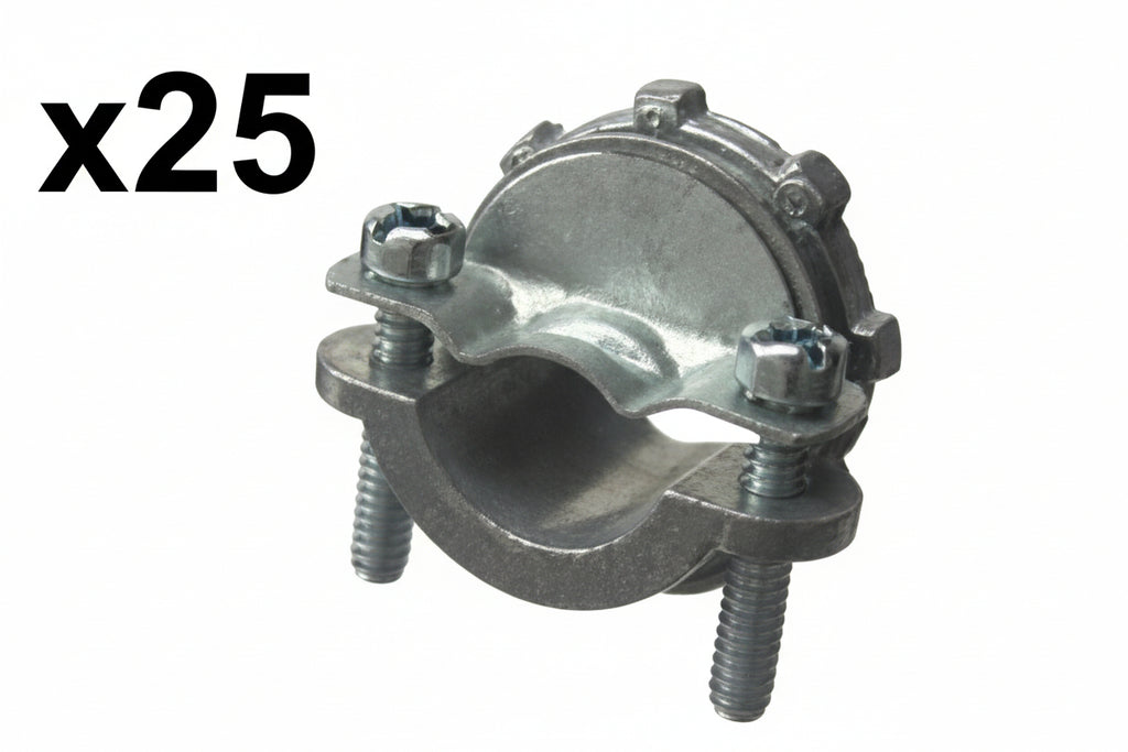 25 x Halex 1 in. Non-Metallic Clamp Connector