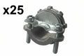 25 x Halex 1 in. Non-Metallic Clamp Connector